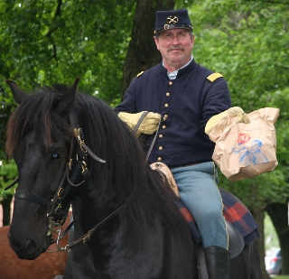 After a long hot day, only drive through Dairy Queen (on horseback) satisfies